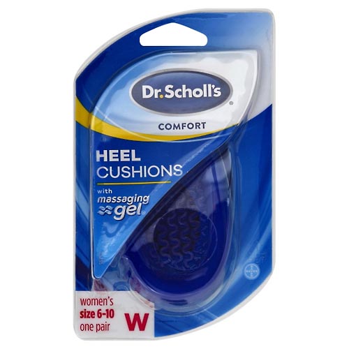 Image for Dr Scholls Heel Cushions, Size 6-10, Women's,1pr from NIAGARA APOTHECARY