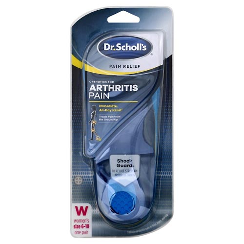 Image for Dr Scholls Orthotics, for Arthritis Pain, Size 6-10, Women's,1pr from NIAGARA APOTHECARY