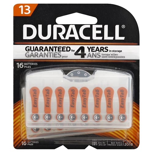 Image for Duracell Batteries, EasyTab, 13,16ea from NIAGARA APOTHECARY
