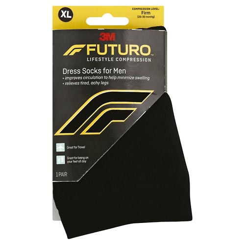 Image for Futuro Socks, Dress, for Men, Extra Large,1pr from NIAGARA APOTHECARY