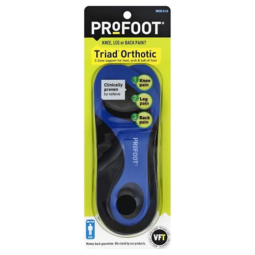 Image for Profoot Orthotic, Triad, Mens 8-13,1pr from NIAGARA APOTHECARY