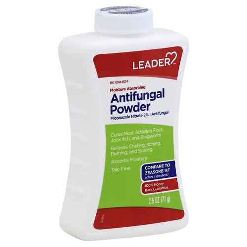 Image for Leader Antifungal Powder, Moisture Absorbing,2.5oz from NIAGARA APOTHECARY