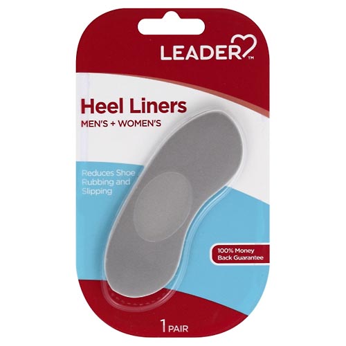 Image for Leader Heel Liners, Men's + Women's,1pr from NIAGARA APOTHECARY