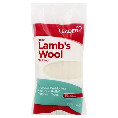 Image for Leader Padding, 100% Lamb's Wool,0.37oz from NIAGARA APOTHECARY