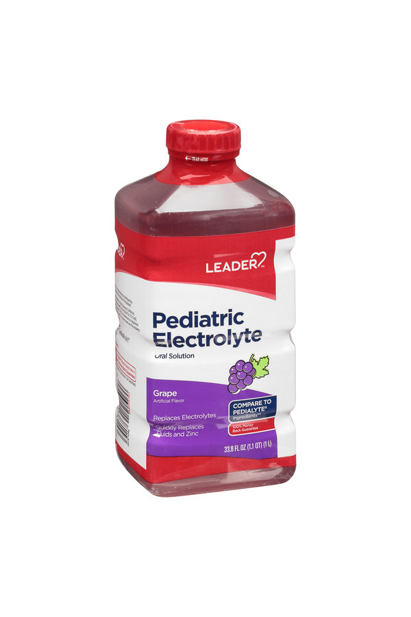 Image for Leader Pediatric Electrolyte, Grape,33.8oz from NIAGARA APOTHECARY