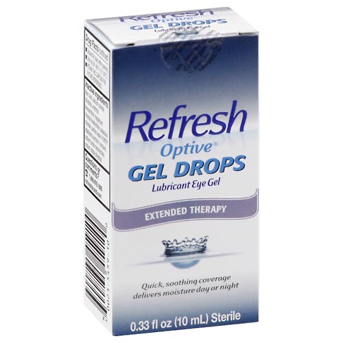 Image for Refresh Lubricant Eye Gel, Gel Drops, Extended Therapy,0.33oz from NIAGARA APOTHECARY