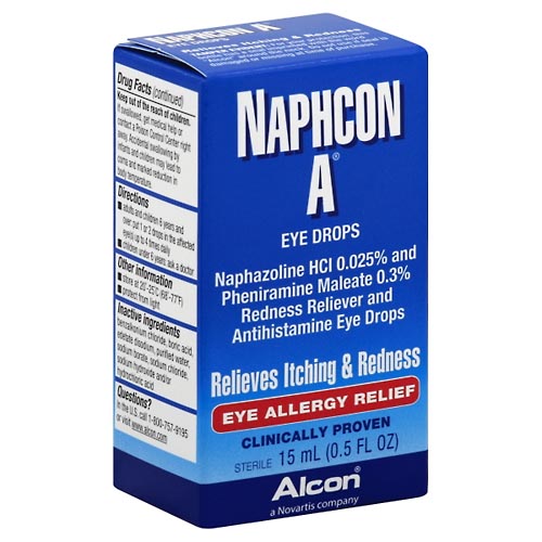 Image for Naphcon A Eye Drops, Eye Allergy Relief,0.5oz from NIAGARA APOTHECARY