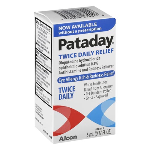 Image for Pataday Twice Daily Relief,5ml from NIAGARA APOTHECARY