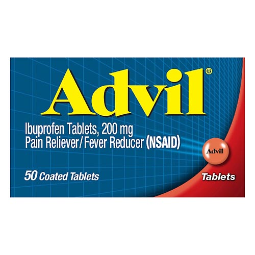Image for Advil Ibuprofen, 200 mg, Coated Tablets,50ea from NIAGARA APOTHECARY