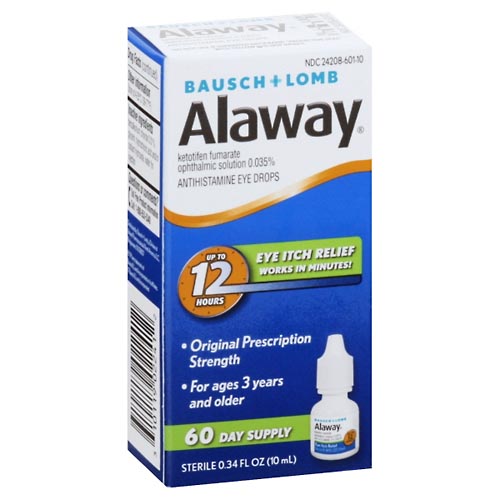 Image for Alaway Eye Drops, Antihistamine,0.34oz from NIAGARA APOTHECARY