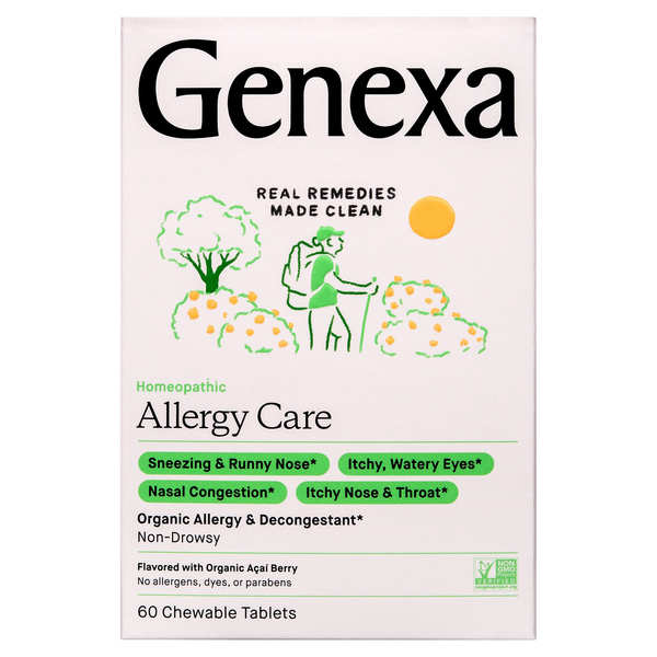 Image for Genexa Allergy Care, Homeopathic, Organic Acai Berry, Chewable Tablets,60ea from NIAGARA APOTHECARY
