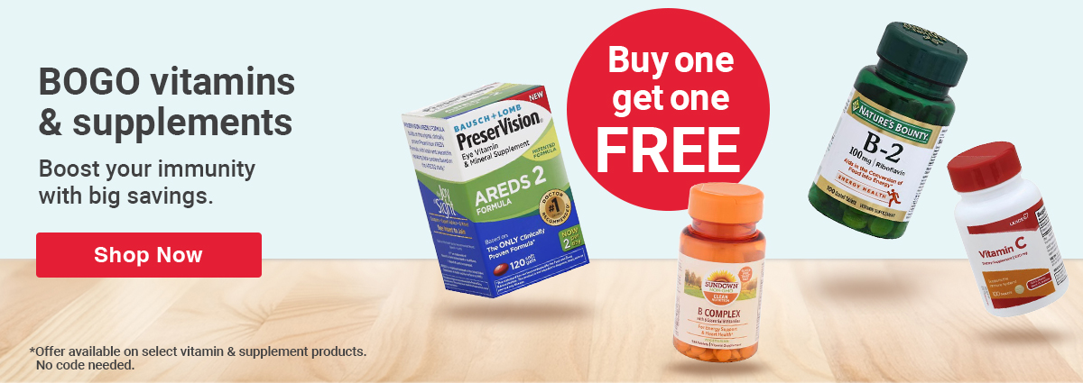 Buy One, Get One Free Vitamins of Equal or Lesser Value